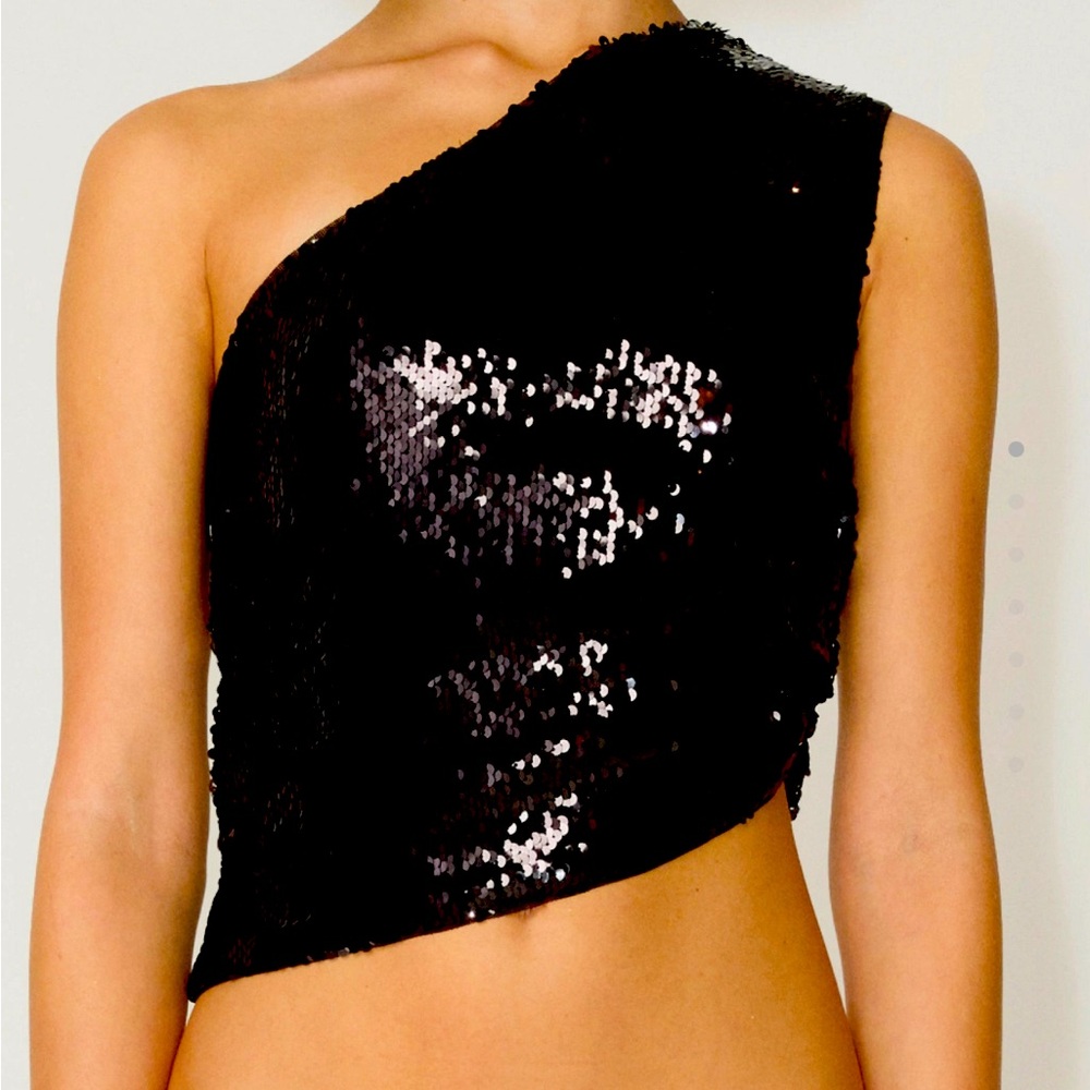 Khy Kylie sequin set shorts top xs like new